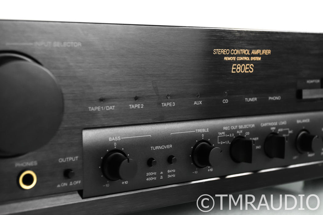 Sony TA-E80ES Stereo Preamplifier; MM / MC Phono; Remote; Black