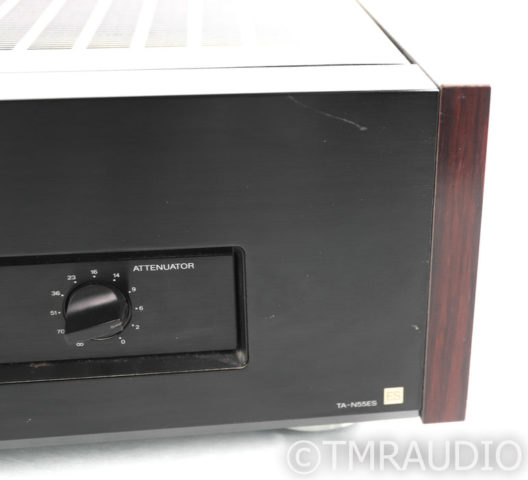 Sony TA-N55ES Stereo Power Amplifier; Wood Side Panels; 55ES