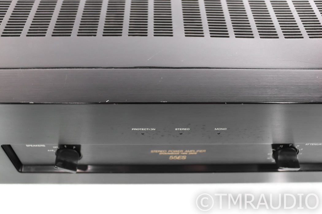 Sony TA-N55ES Stereo Power Amplifier; Wood Side Panels; 55ES (1/0)