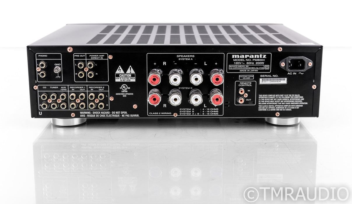 Marantz PM8004 Stereo Integrated Amplifier; PM-8004; Black; Remote
