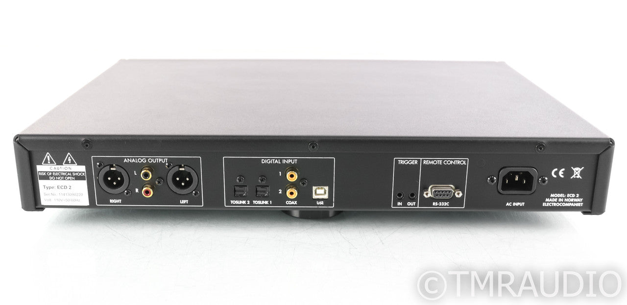 Electrocompaniet ECD 2 DAC; Remote; Black; ECD2