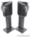 B&W Formation Duo Powered Wireless Bookshelf Speakers; Pair w/ Stands; Black