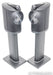 B&W Formation Duo Powered Wireless Bookshelf Speakers; Pair w/ Stands; Black