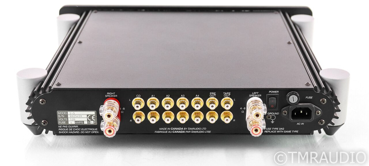 Simaudio Moon i-5 Stereo Integrated Amplifier; i5; Black; Remote