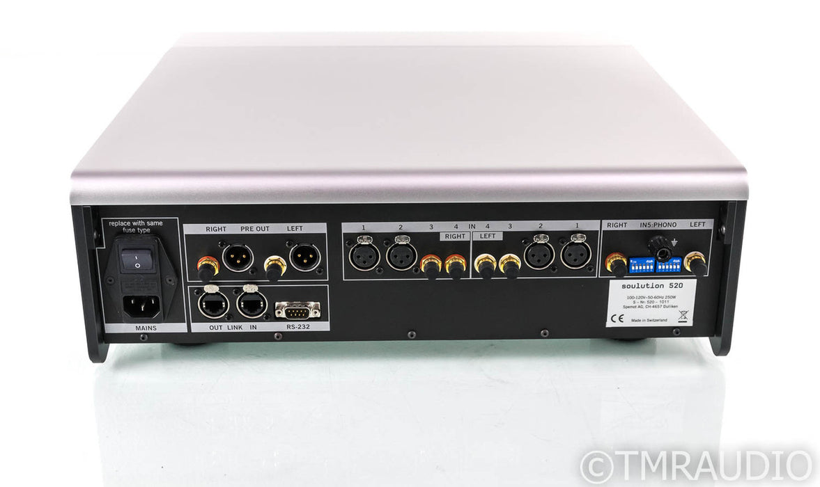 Soulution 520 Stereo Preamplifier; MC Phono