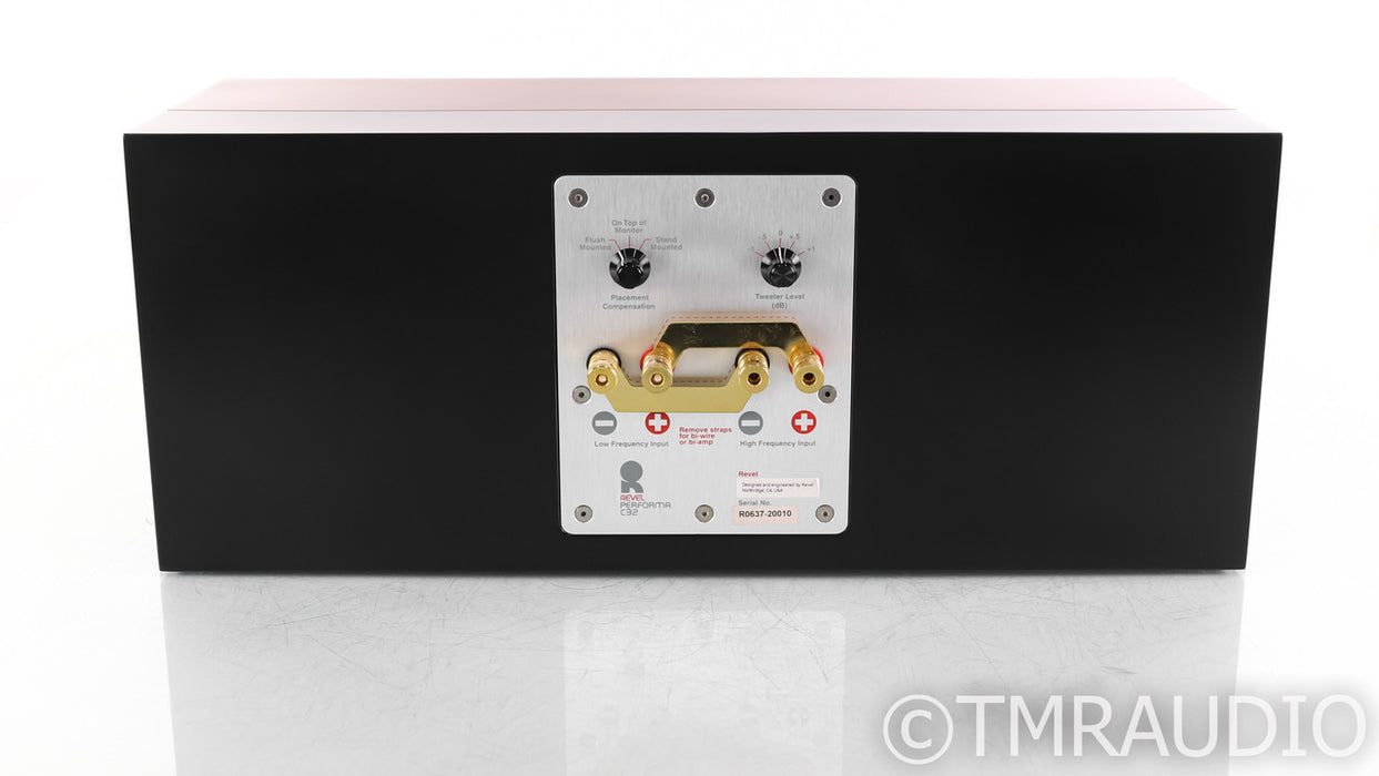 Revel Performa C32 Center Channel Speaker; Natural Cherry; C-32