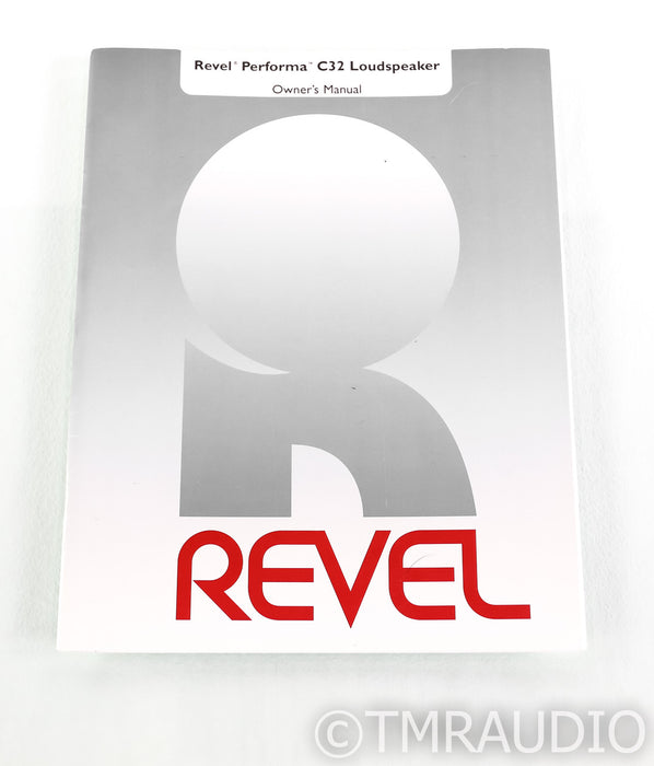 Revel Performa C32 Center Channel Speaker; Natural Cherry; C-32