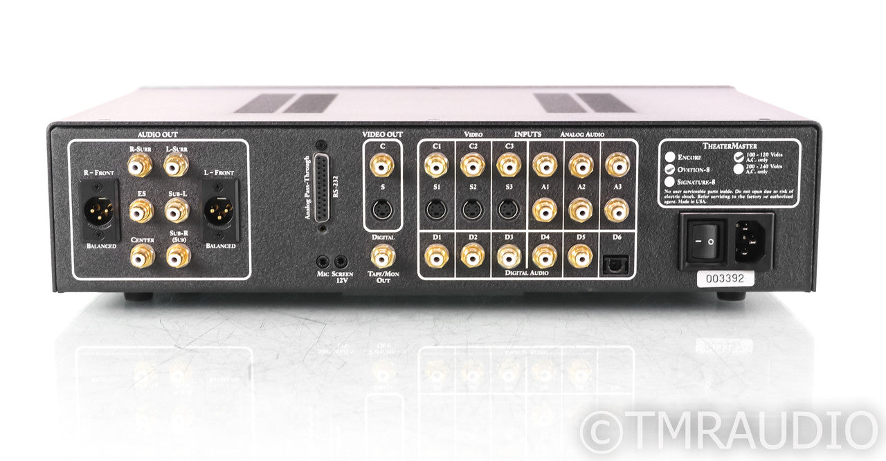 Enlightened Audio Design EAD Theater Master Ovation 8 Processor; Preamplifier