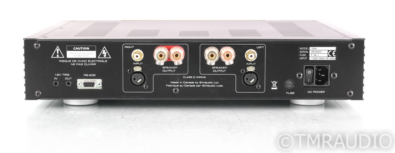 Sim Audio Moon 330A Stereo Power Amplifier; Black