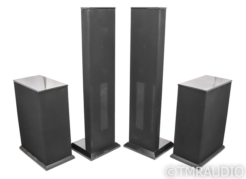 Audio Artistry Dvorak Floorstanding Speakers / Subwoofers; Black Set w/ Equalizer