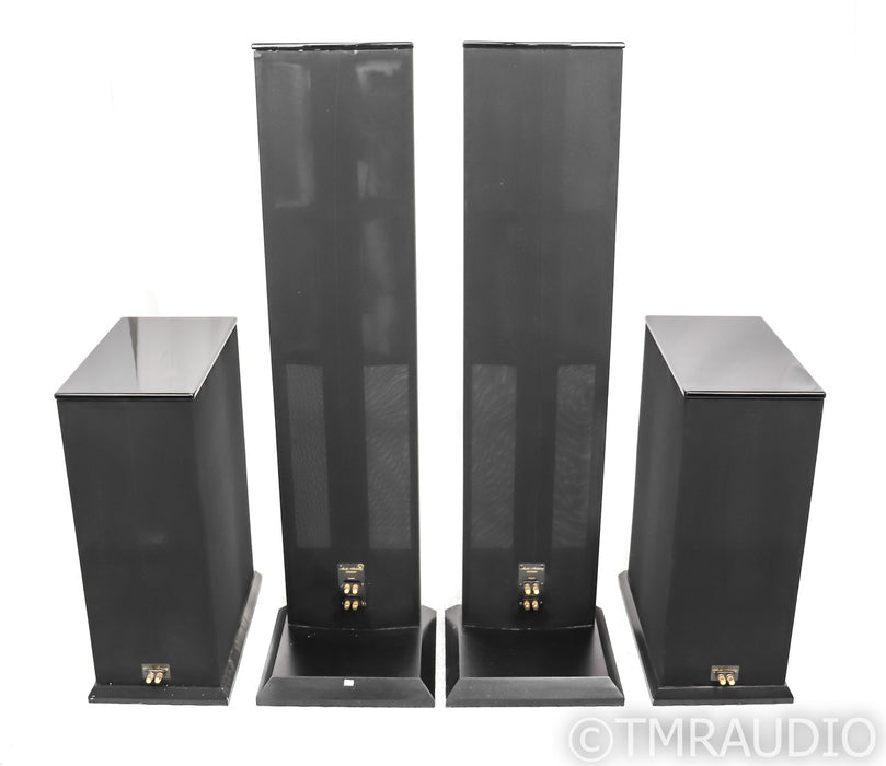 Audio Artistry Dvorak Floorstanding Speakers / Subwoofers; Black Set w/ Equalizer
