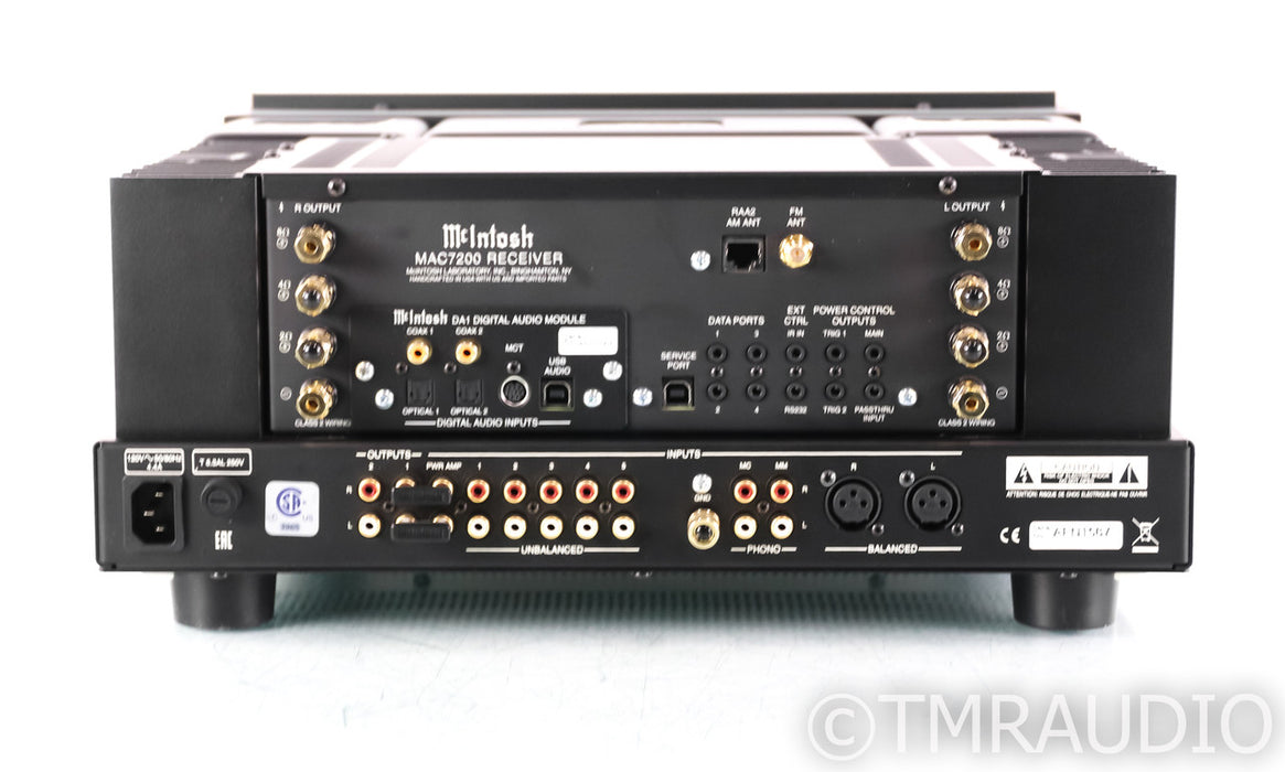 McIntosh MAC7200 Stereo Receiver; Remote; DAC; MM / MC Phono; MAC-7200