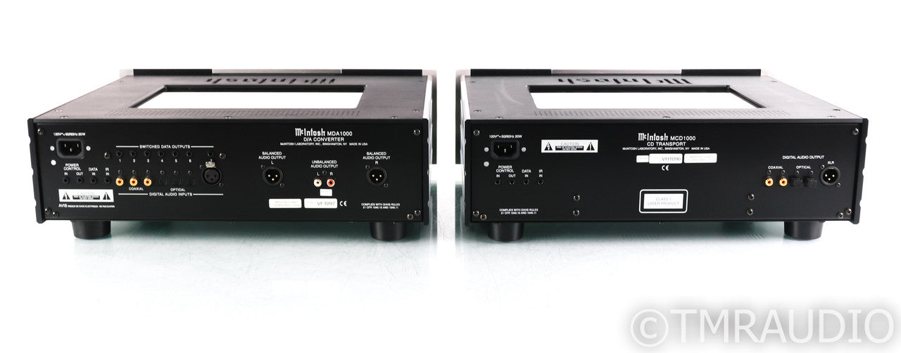 McIntosh MCD1000 CD Transport / MDA1000 DAC Combo; D/A Converter (No Remote)