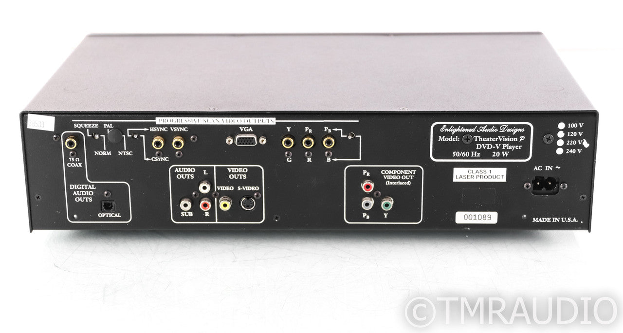 Enlightened Audio Design TheaterVision P CD / DVD Player; EAD; Remote