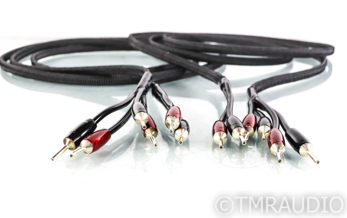 AudioQuest Rocket 44 Bi-Wire Speaker Cables; 11ft Pair