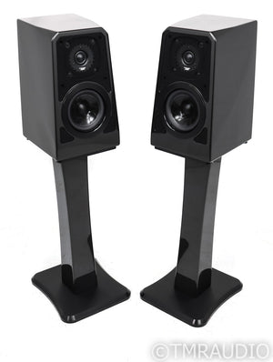 Wilson Audio TuneTot Bookshelf Speakers; Galaxy Grey Pair w/ Stands