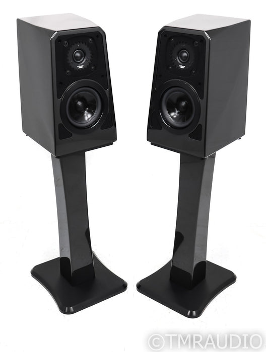 Wilson Audio TuneTot Bookshelf Speakers; Galaxy Grey Pair w/ Stands