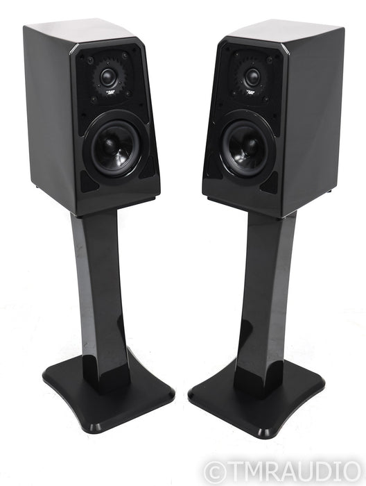 Wilson Audio TuneTot Bookshelf Speakers; Galaxy Grey Pair w/ Stands