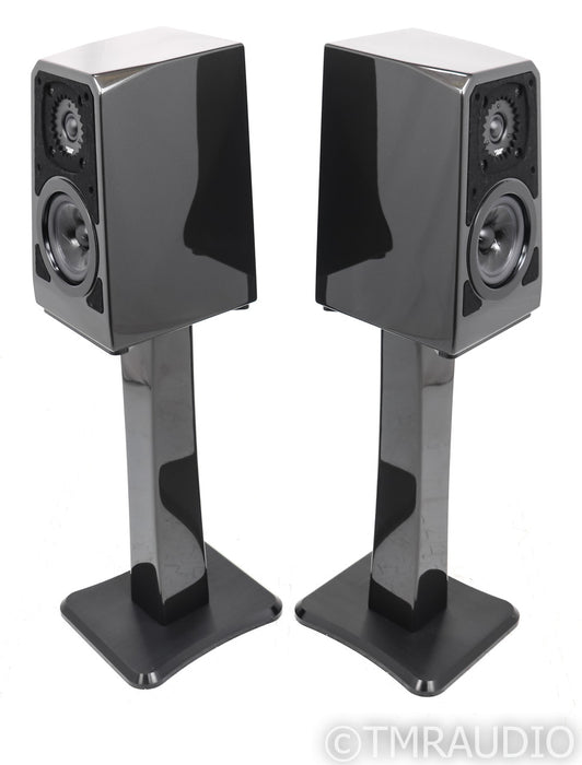 Wilson Audio TuneTot Bookshelf Speakers; Galaxy Grey Pair w/ Stands