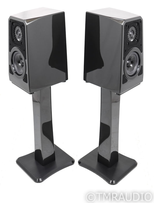 Wilson Audio TuneTot Bookshelf Speakers; Galaxy Grey Pair w/ Stands
