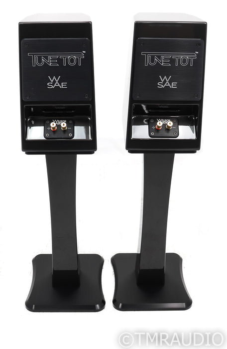 Wilson Audio TuneTot Bookshelf Speakers; Galaxy Grey Pair w/ Stands