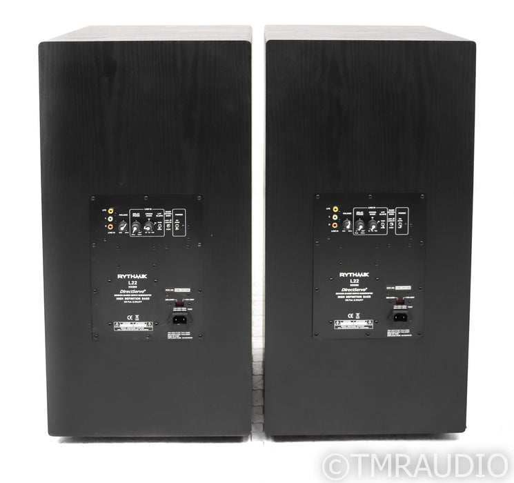Rhythmik L22 Dual 12" Powered Subwoofers; Pair; Black; L-22