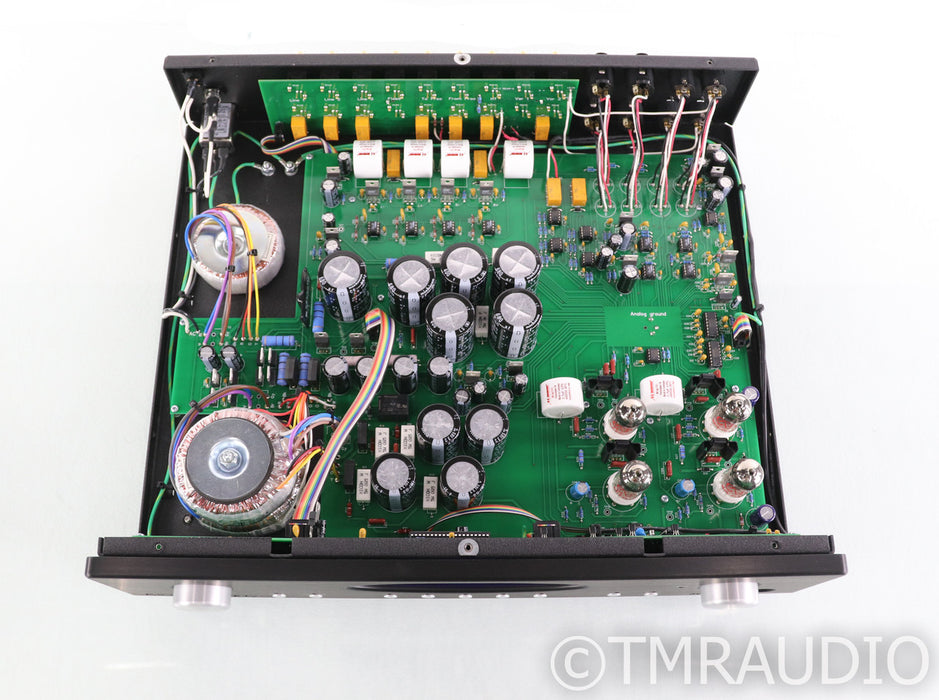 Rogue Audio RP-7 Stereo Tube Preamplifier; Remote; Black; RP7