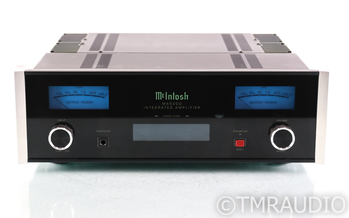 McIntosh MA5200 Stereo Integrated Amplifier; MA-5200; Remote; MM Phono