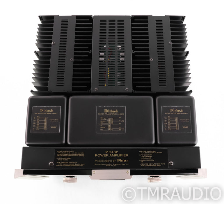 McIntosh MC402 Stereo Power Amplifier; MC-402