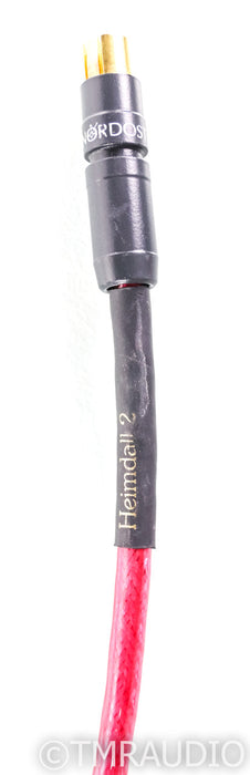Nordost Heimdall 2 RCA Cables; 0.6m Pair Unbalanced Interconnects; Norse