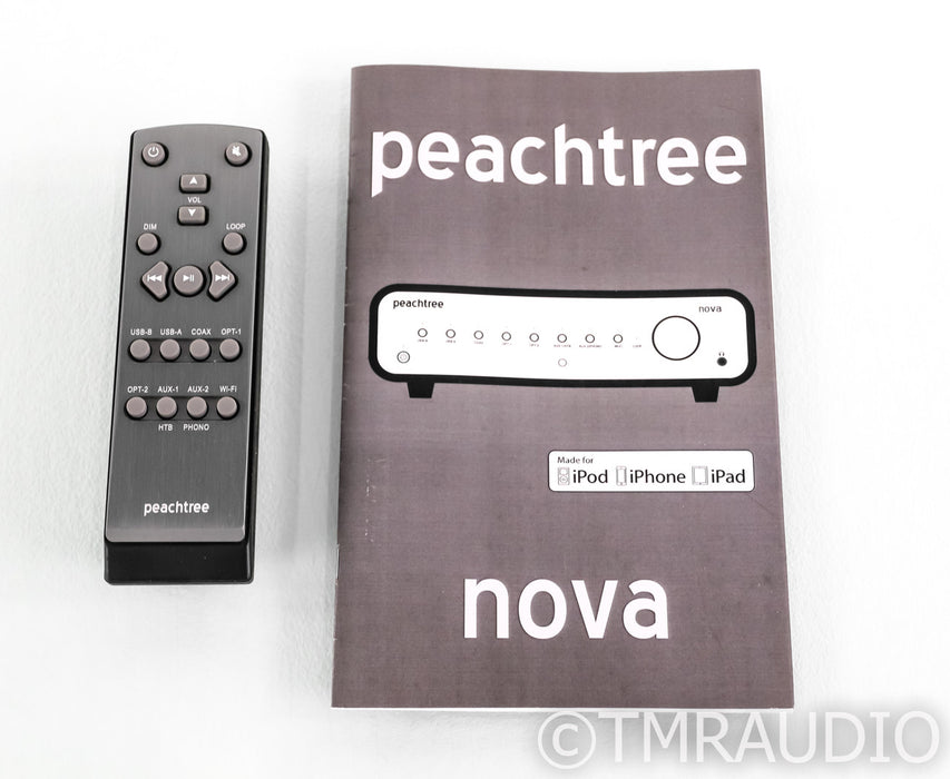 Peachtree Nova300 Stereo Integrated Amplifier; Remote; MM Phono; Gloss Ebony