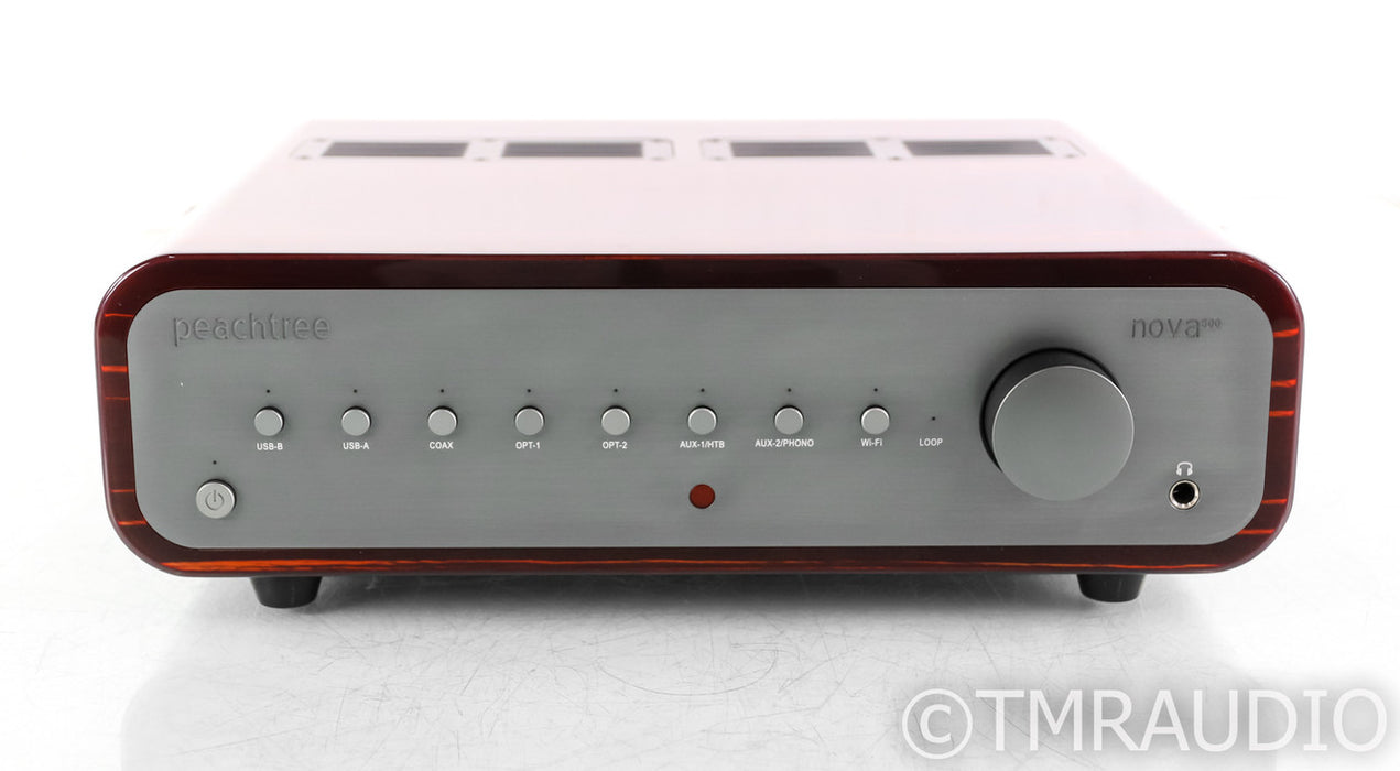 Peachtree Nova300 Stereo Integrated Amplifier; Remote; MM Phono; Gloss Ebony