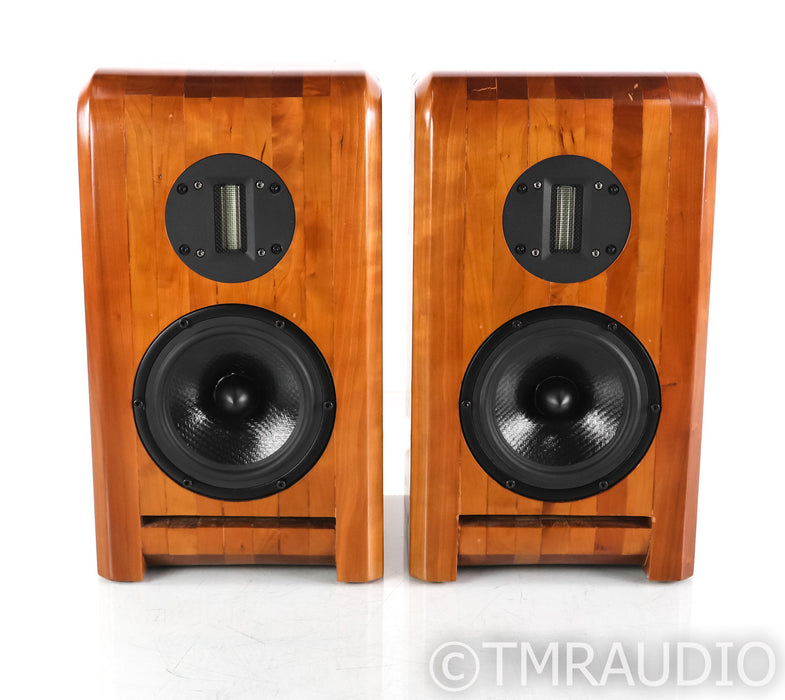 Bogdan Audio Creations Mini Monitor Bookshelf Speakers; Cherry Pair