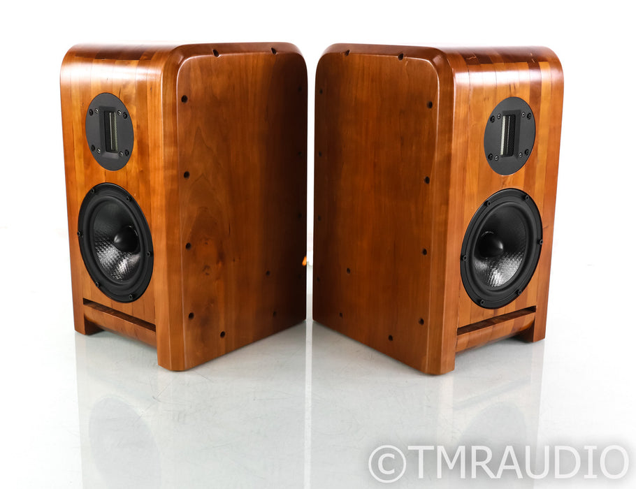 Bogdan Audio Creations Mini Monitor Bookshelf Speakers; Cherry Pair