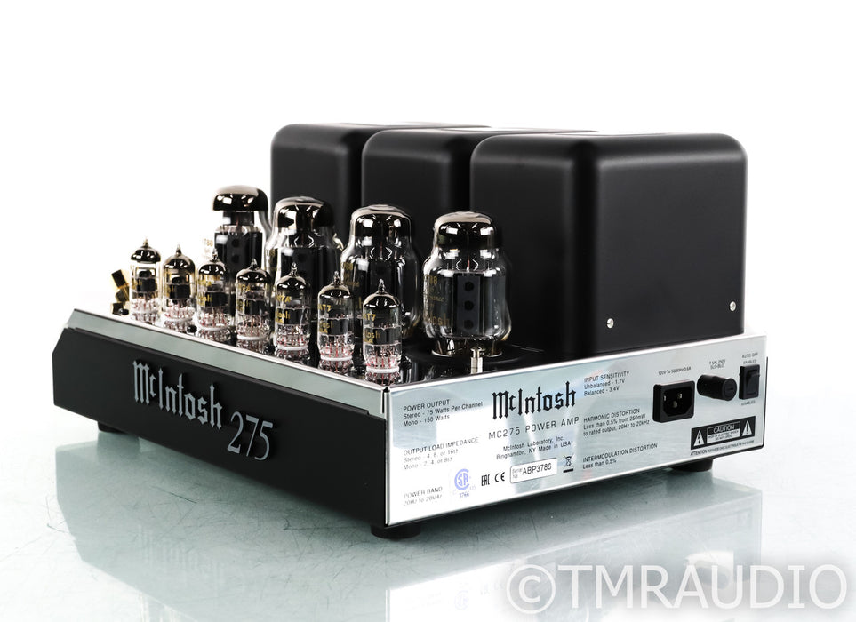 McIntosh MC275 MkVI Stereo Tube Power Amplifier; MC-275 Mark 6