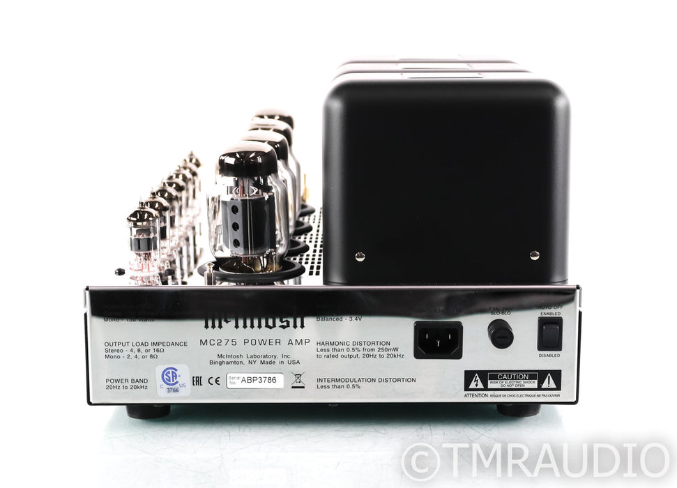 McIntosh MC275 MkVI Stereo Tube Power Amplifier; MC-275 Mark 6