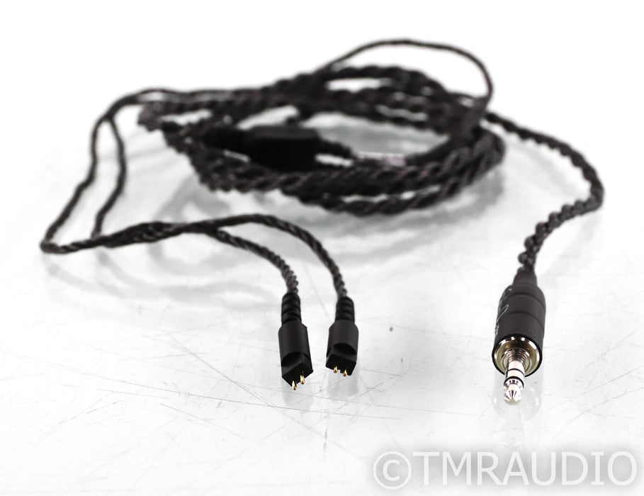 Moon Audio Silver Dragon V2 2-Pin IEM Headphone Cable; 52in; 0.78mm