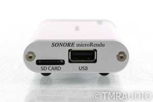 Sonore microRendu Network Streamer; Silver; iFi iPower PSU