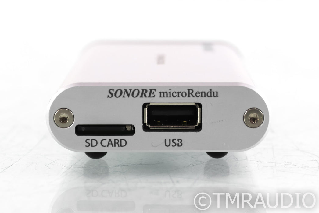 Sonore microRendu Network Streamer; Silver; iFi iPower PSU