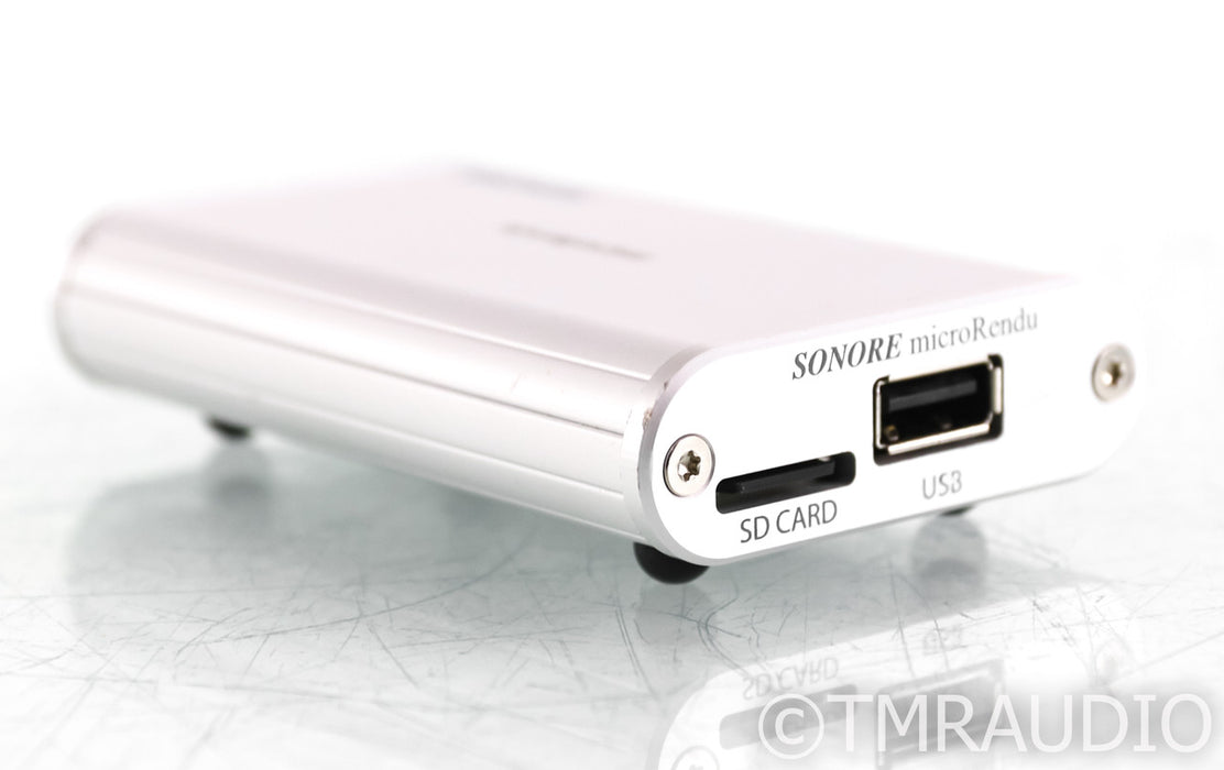Sonore microRendu Network Streamer; Silver; iFi iPower PSU