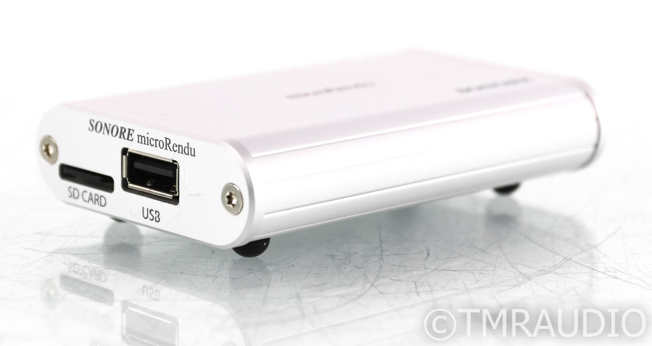 Sonore microRendu Network Streamer; Silver; iFi iPower PSU
