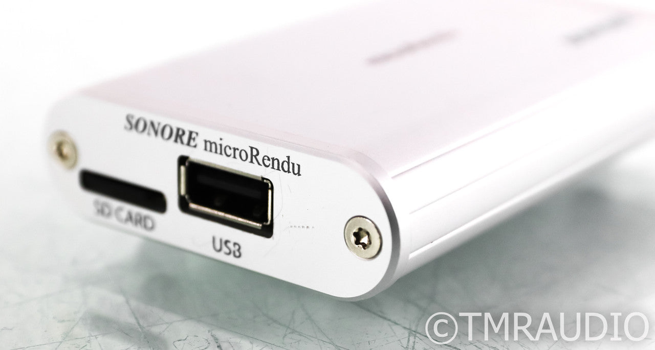 Sonore microRendu Network Streamer; Silver; iFi iPower PSU
