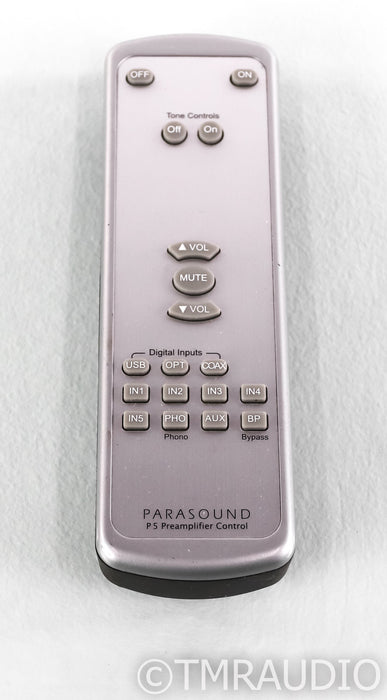 Parasound P5 Stereo Preamplifier; P-5; USB; Remote