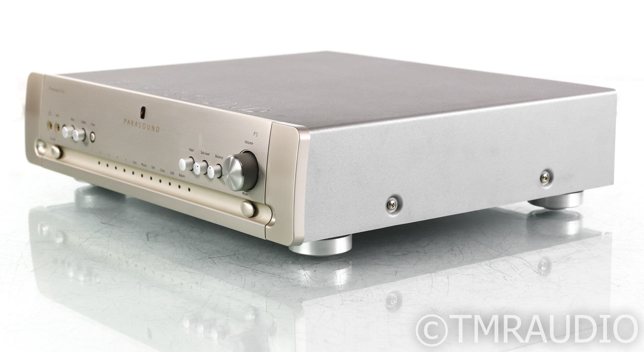 Parasound P5 Stereo Preamplifier; P-5; USB; Remote