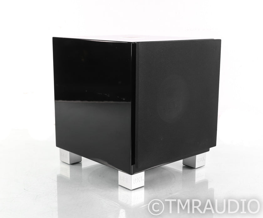 REL T/7i 8" Powered Subwoofer; Piano Black; T-7i