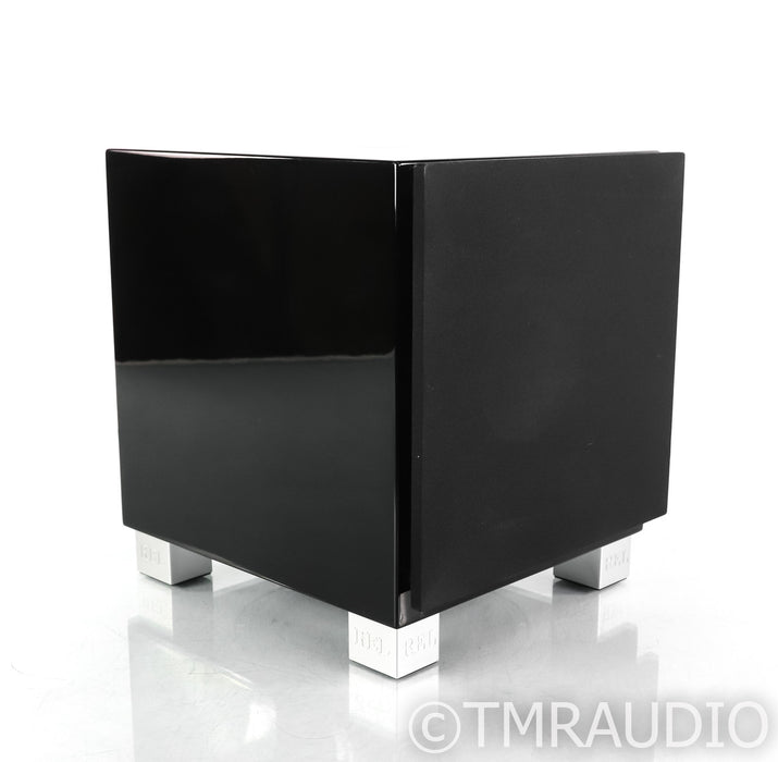 REL T/7i 8" Powered Subwoofer; Piano Black; T-7i