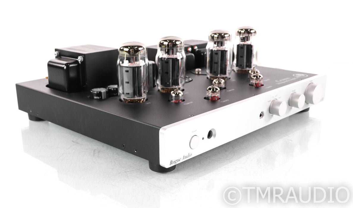Rogue Audio Magnum III Tube Integrated Amplifier; MM / MC Phono; Silver; Remote