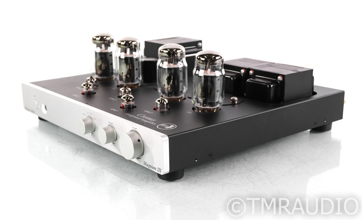 Rogue Audio Magnum III Tube Integrated Amplifier; MM / MC Phono; Silver; Remote