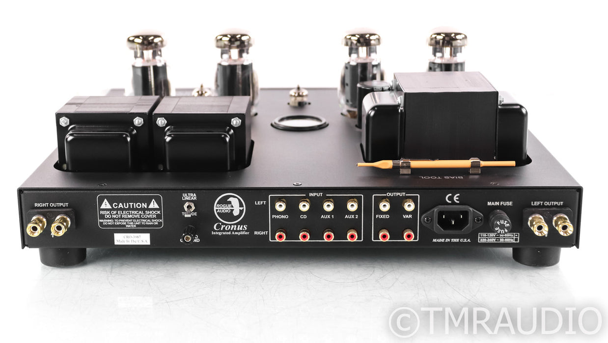 Rogue Audio Magnum III Tube Integrated Amplifier; MM / MC Phono; Silver; Remote