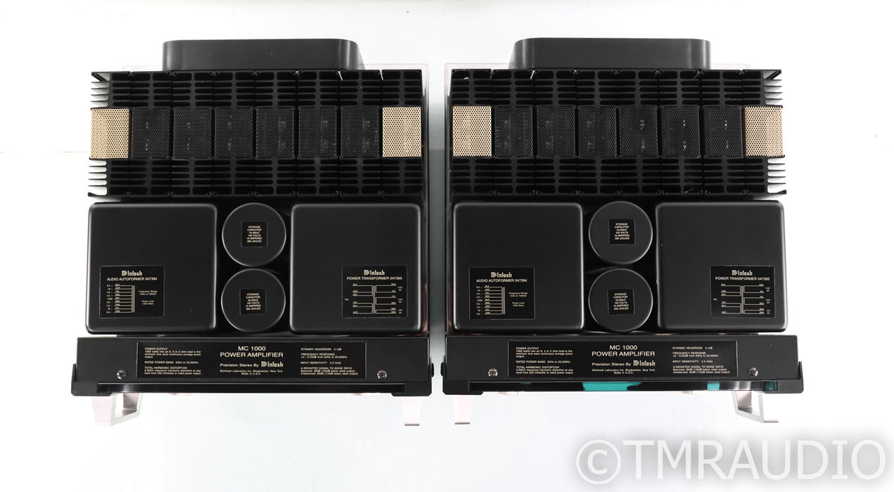 McIntosh MC1000 Monoblock Power Amplifiers; Pair; MC-1000; 1kW